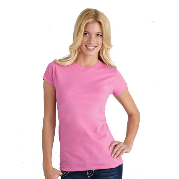 GILDAN Womens Slimfit Round Neck Tee Thumbnail